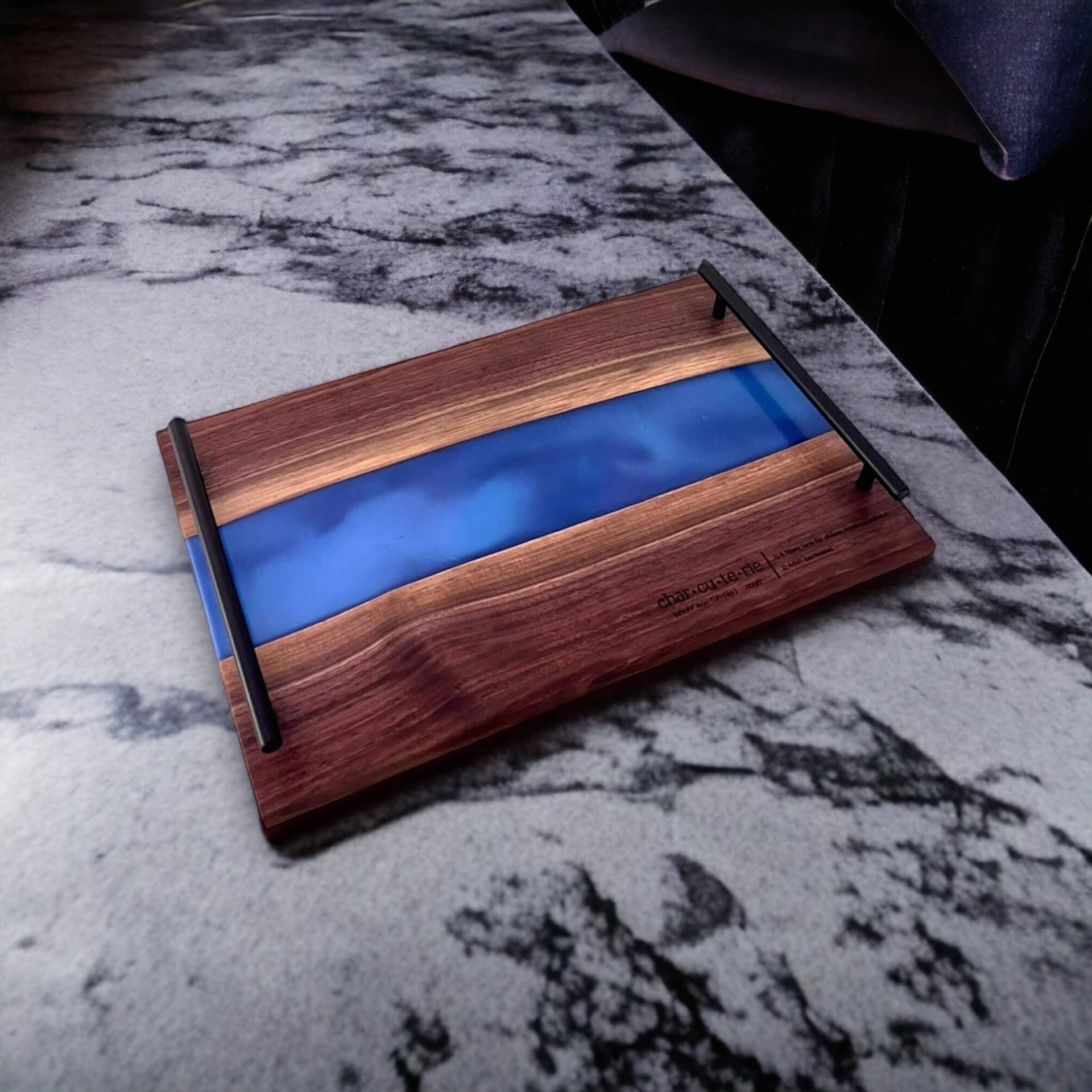 Walnut & Epoxy Serving Tray
