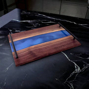 Walnut & Epoxy Resin Serving Tray 
