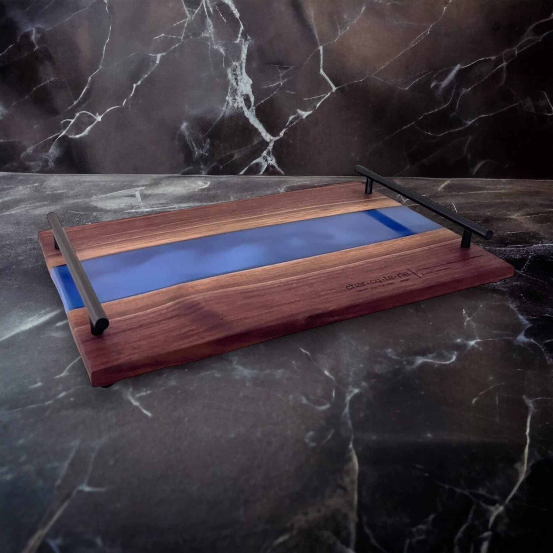 Walnut & Epoxy Resin Serving Tray