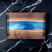 Walnut & Epoxy Serving Tray
