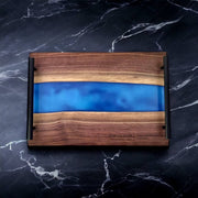 Walnut & Epoxy Resin Serving Tray 