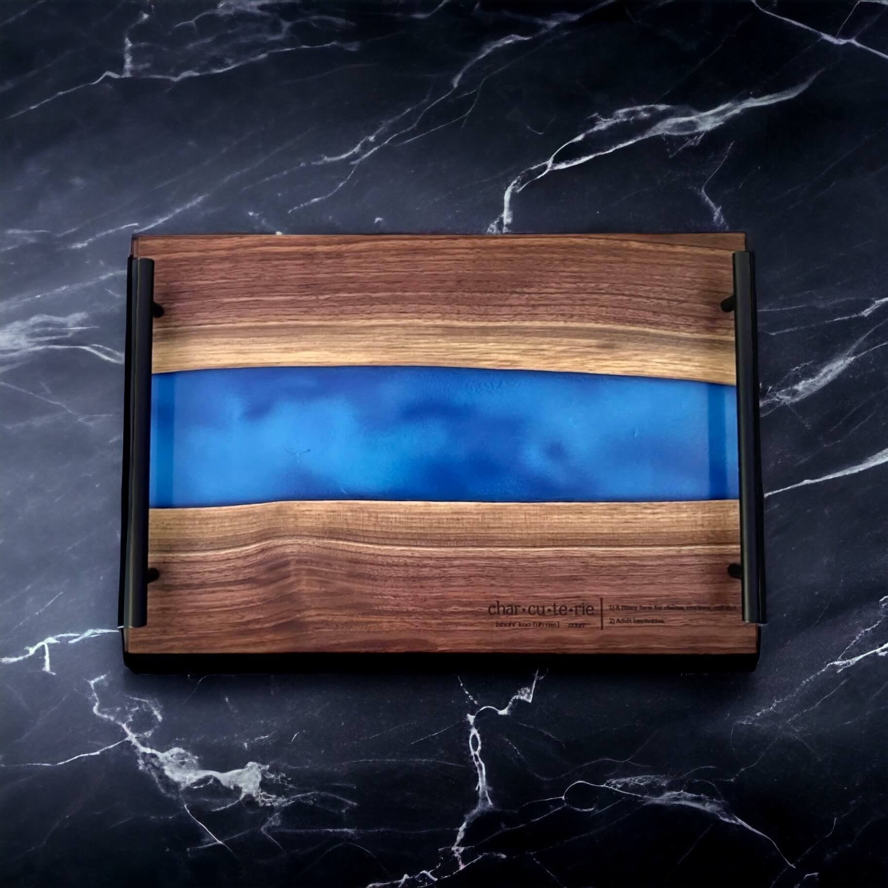 Walnut & Epoxy Resin Serving Tray 