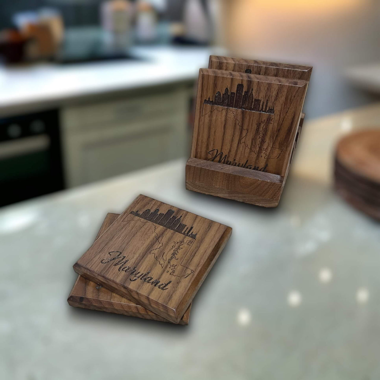 Charm City Silhouette Coasters