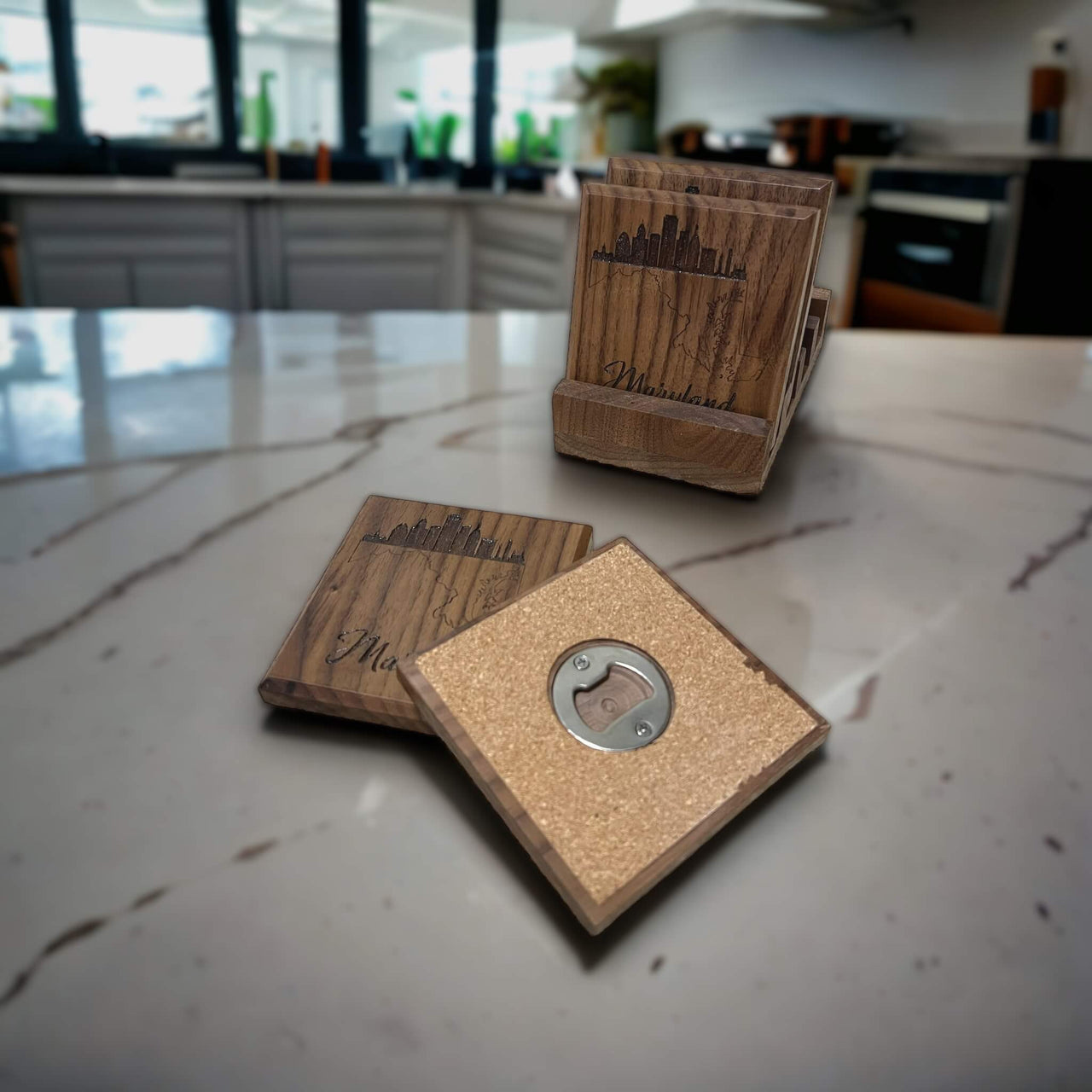 Charm City Silhouette Coasters