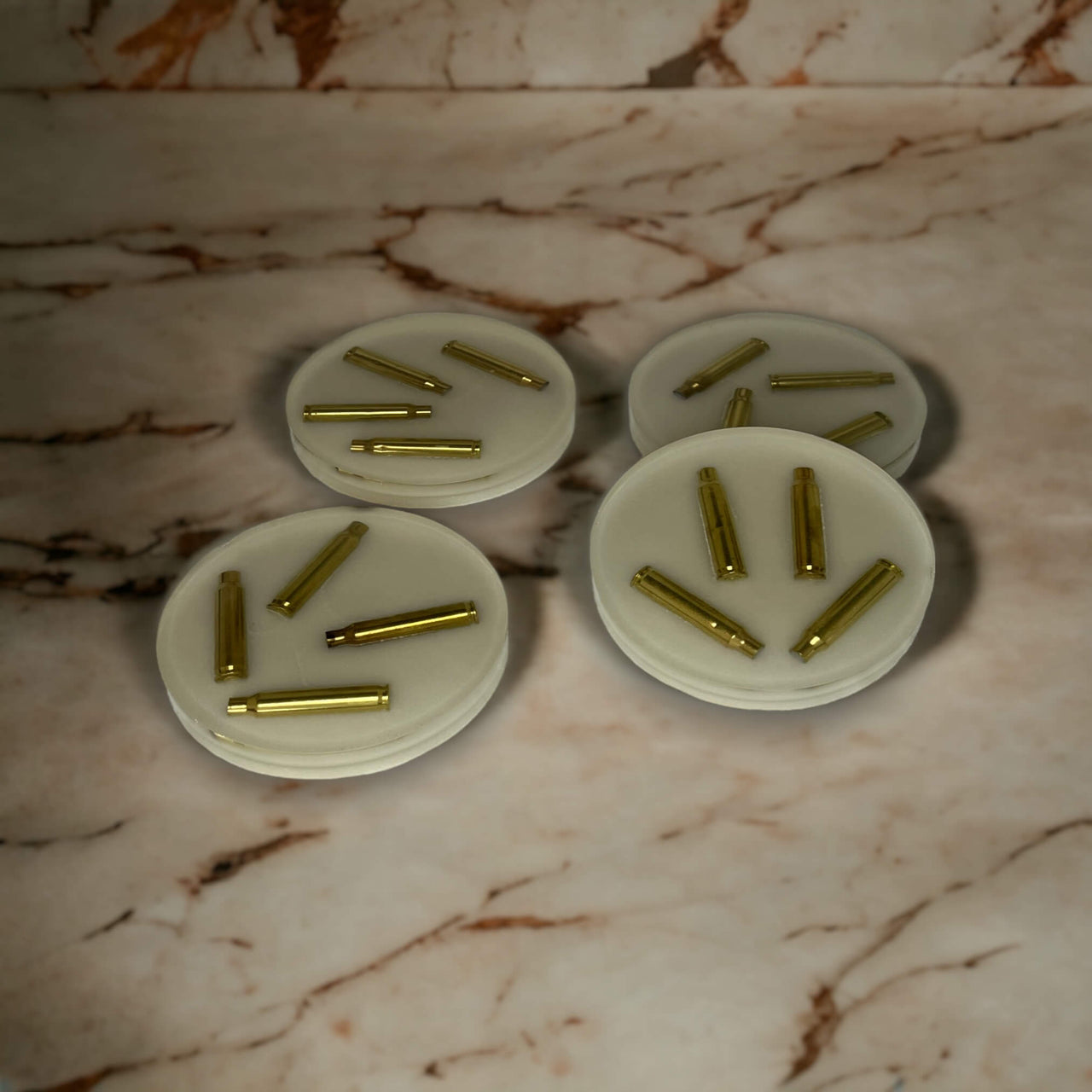 Shell Shocked Coasters - Haku-Gan White