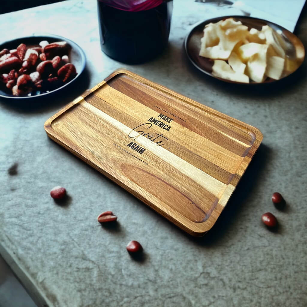 "Cheesy Politics" Cheese Tray