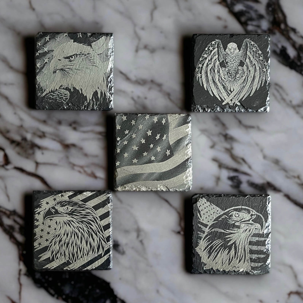 Star Spangled Slates Coasters