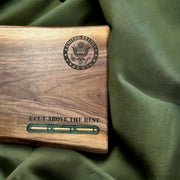 The Patriot - Live Edge Walnut Cutting Board