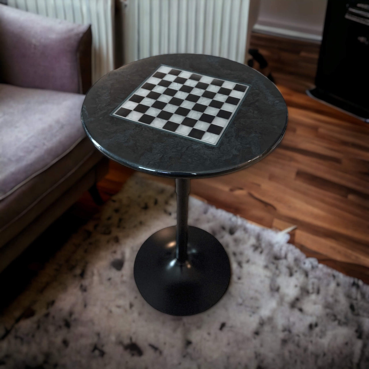 Elevated Strategy: Chessboard Table