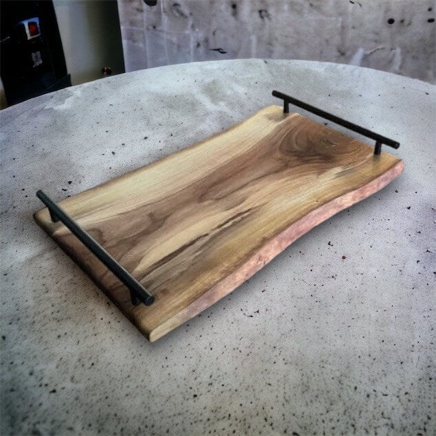 The Walnut Server - Live Edge Walnut Serving Tray