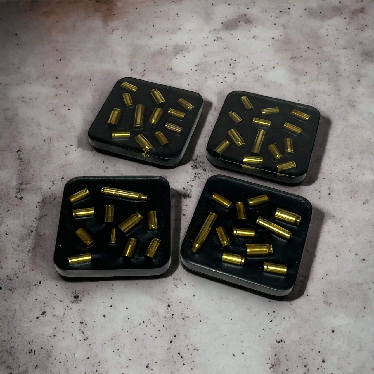 Shell Shocked Coasters - Black