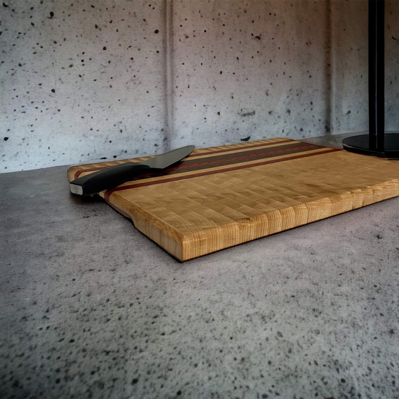 Walnut, Maple & Padauk Cutting Board