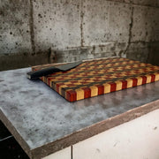 Walnut, Maple, Cherry, Padauk & Zebrawood Cutting Board
