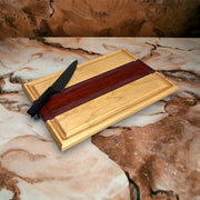 Maple, Purpleheart & Padauk Cutting Board