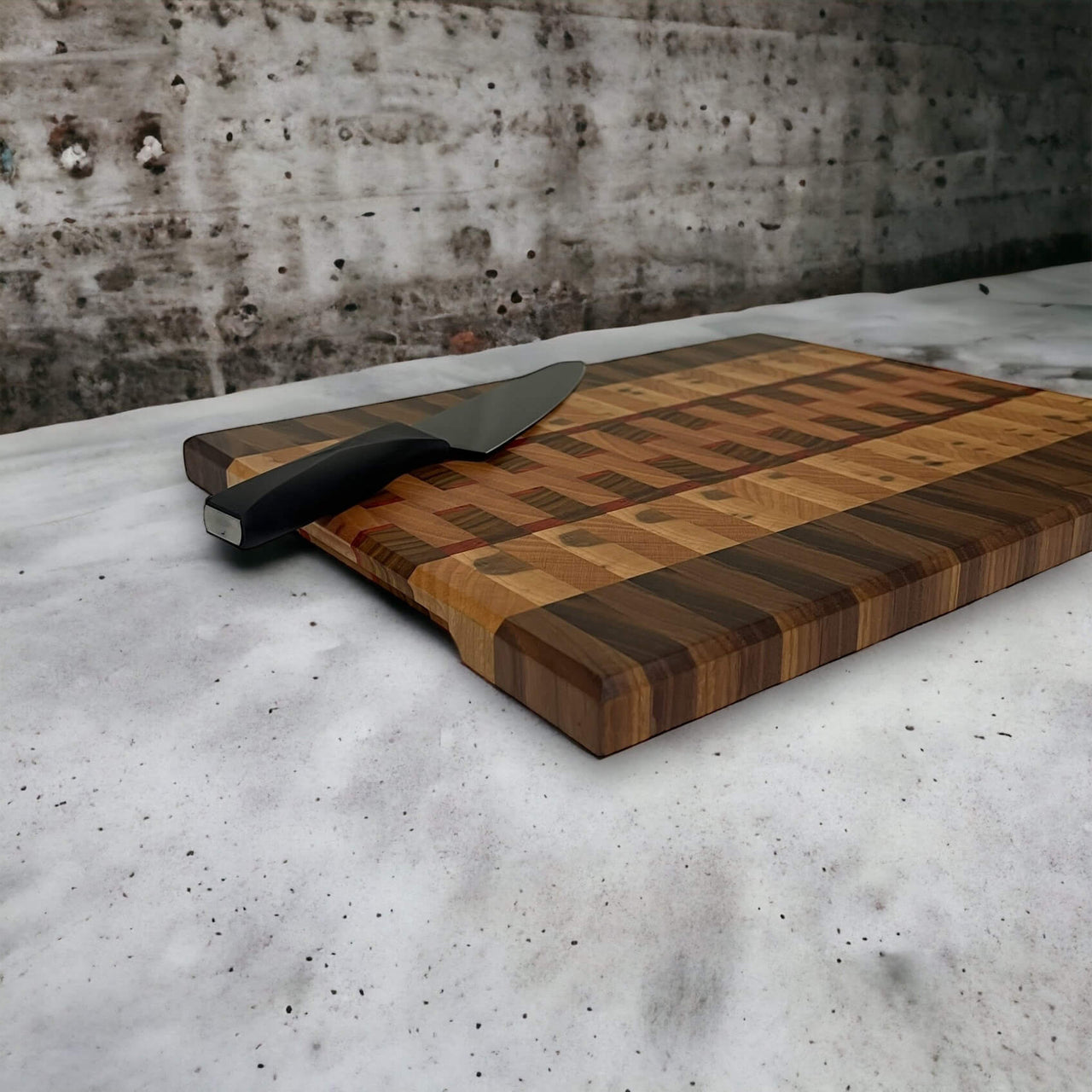 Walnut, Maple, Cherry & Padauk Cutting Board